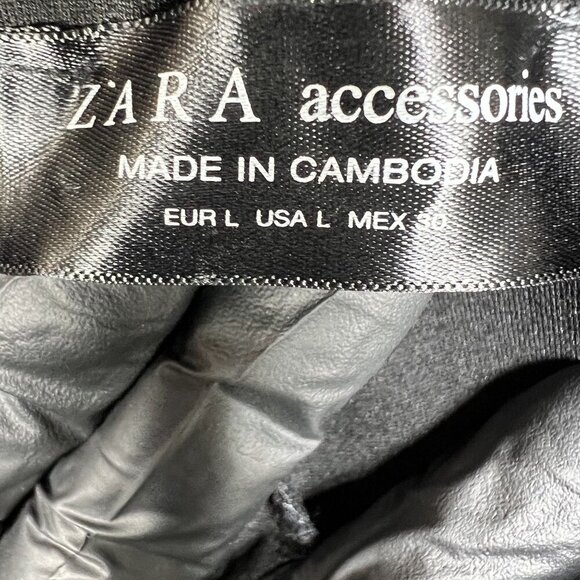 Zara Women L Black Yoga Pants High Waist Edgy Side Text "This Is Me Walking Out" - Picture 15 of 16